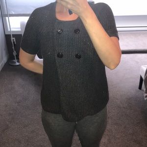 Banana Republic, Grey Short Sleeve Cardigan S
